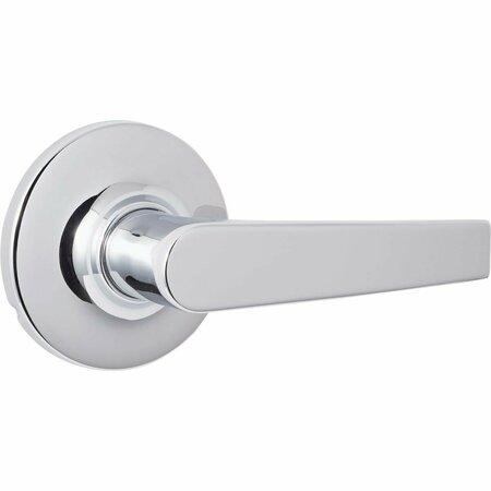 STEEL PRO Polished Chrome Straight Passage Door Lever 8308-PS-PC